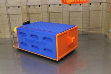 Abrollbehälter Streuautomat