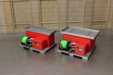 Pick-up extinguishing attachment