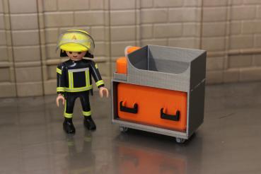 Trolley for folding container