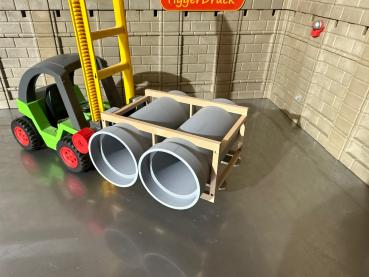 Pipe transport rack