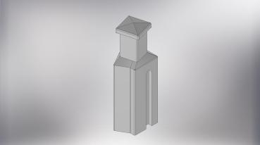 Zinnenverbinder 60° Abgang Rechts