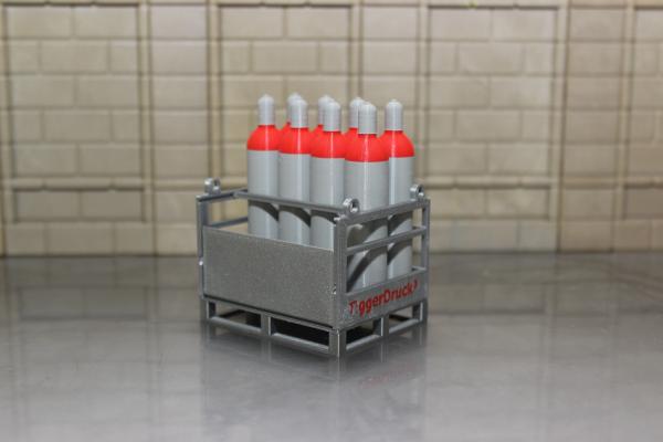 Gasflaschenpalette