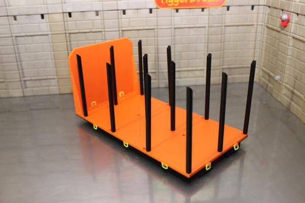 Wood roll-off container