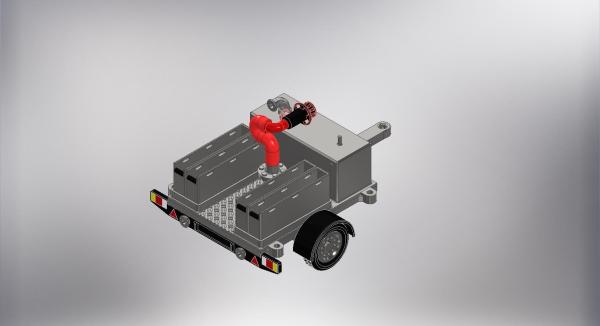 Wasserwerfer Anhänger