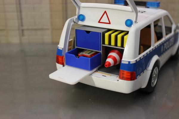 Police installation for estate cars