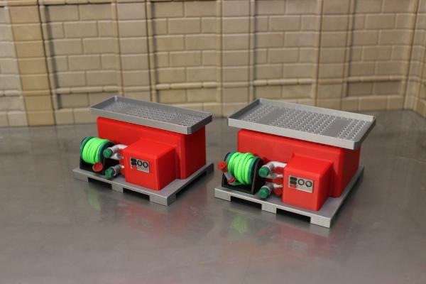 Pick-up extinguishing attachment