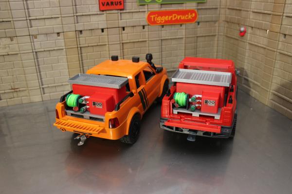 Pick-up extinguishing attachment