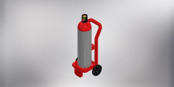 Fahrbarer CO-Löscher
