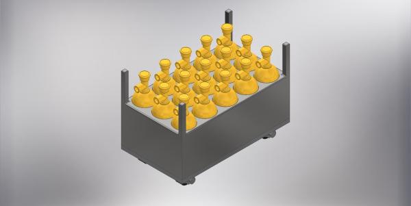 Rollwagen Pressluftflaschen