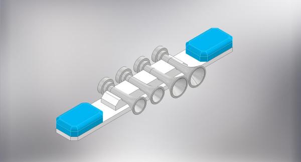 Signalbalken mit Horn