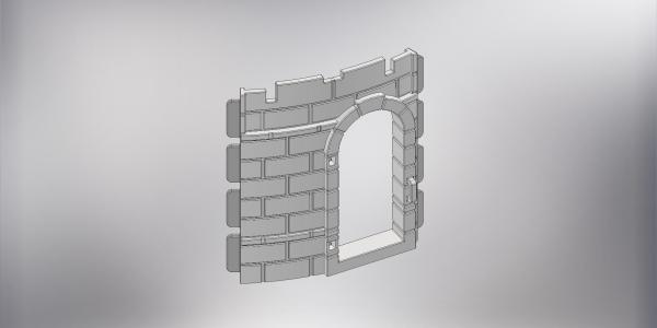 Tür Element (Links) für Ø360 Turm