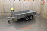 Two-axle car trailer