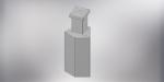 Battlement connector 45°
